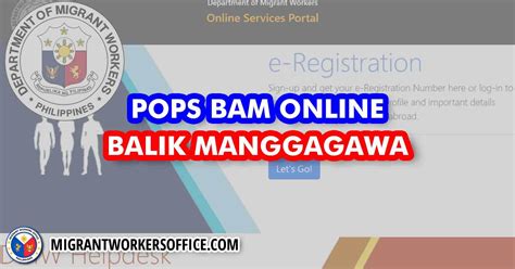 pops bam e registration